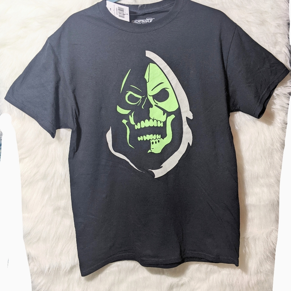 NWT Glowing Skeletor T Shirt Men's Medium
